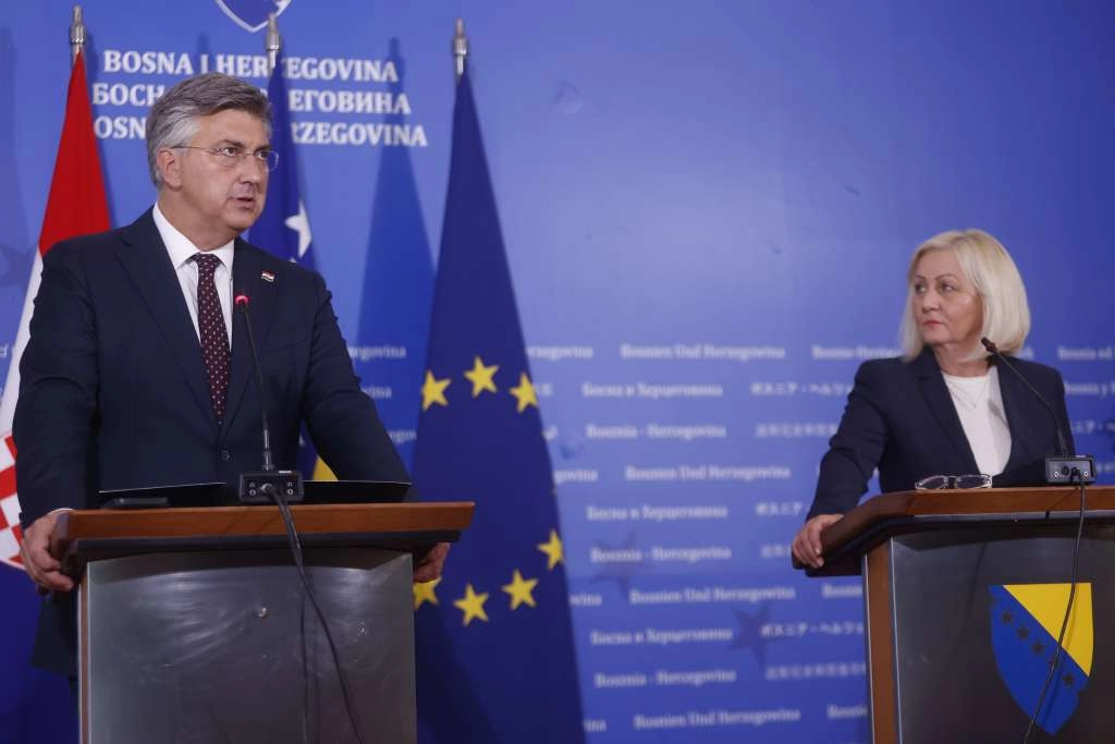 Krišto - Plenković: Nastavak podrške Hrvatske Bosni i Hercegovini za iskorak na europskom putu